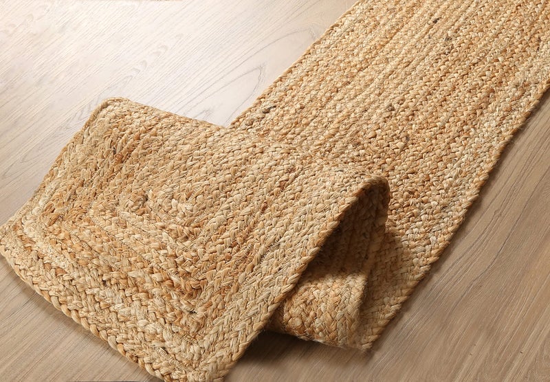 Light & Pro Lightnpro Reversible Jute Braided Table Runner â€“ Eco-Friendly, Organic Farmhouse Burlap Runner â€“ Rustic Vintage Dining DÃ©cor for Christmas New Year Holiday Table Decoration- 13x72 Inch, Natural - Image 3